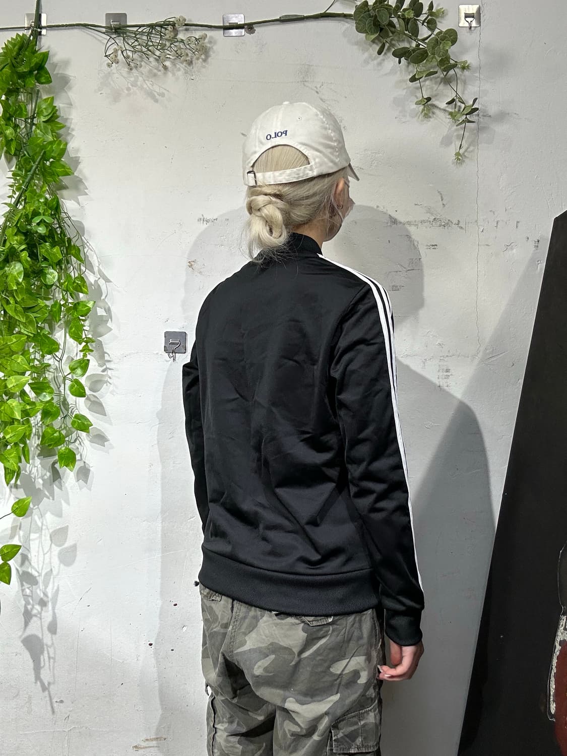 아디다스 블랙 화이트 삼선 트랙탑 져지 M 상품이미지3