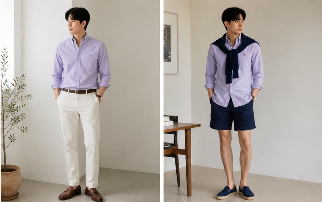 폴로랄프로렌 아이코닉 옥스포드 셔츠 L size 상품이미지2