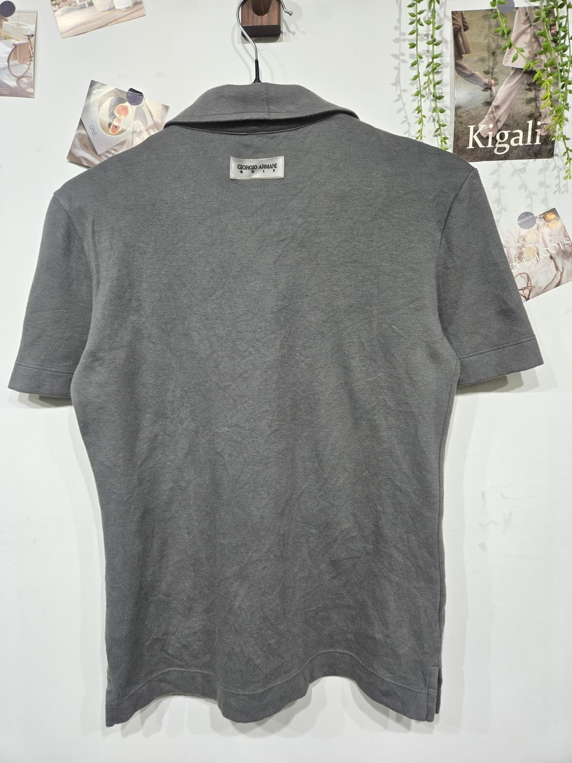 조르지오 아르마니 그레이 반팔 폴로티 상품이미지4