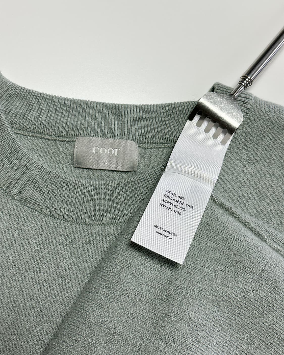 쿠어 캐시미어 블렌드 니트 상품이미지3
