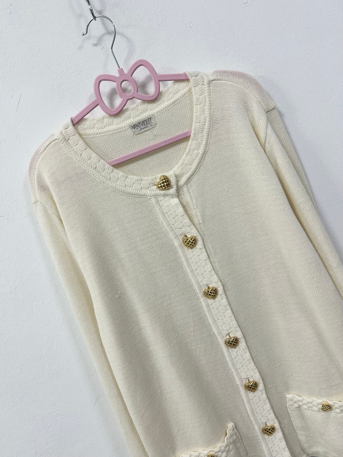 [VENT VIOLET] 로걀 하트 코리락쿠마 가디건 상품이미지5