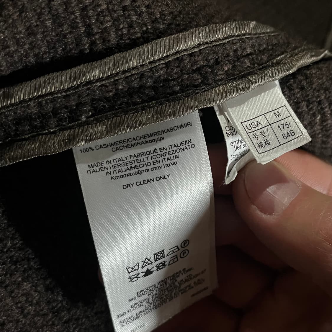 [103] 브룩스브라더스 캐시미어100 니트자켓 상품이미지8