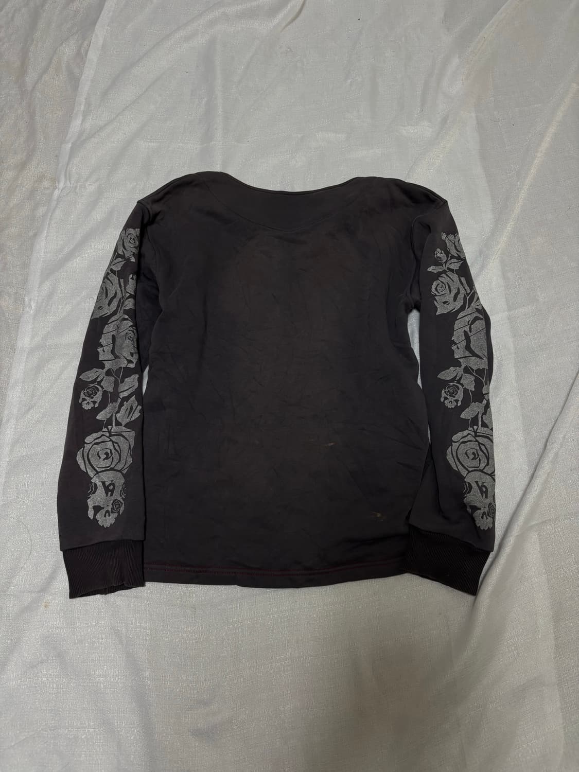 “Unknown” Skull&Rose Print Sleeve 상품이미지8