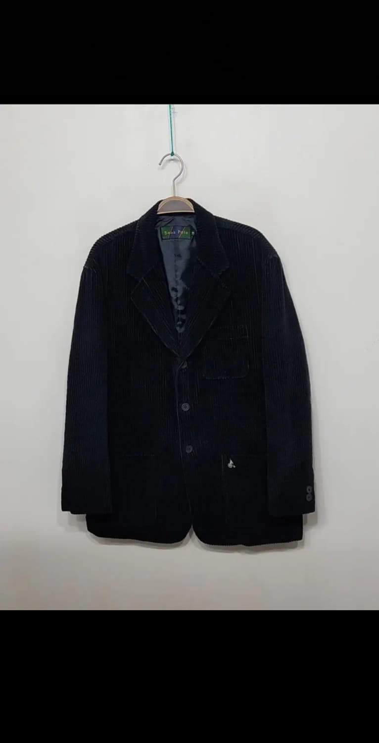 (100) 빈폴 골덴 자켓 블랙 코듀로이 블레이져 싱글  상품이미지1