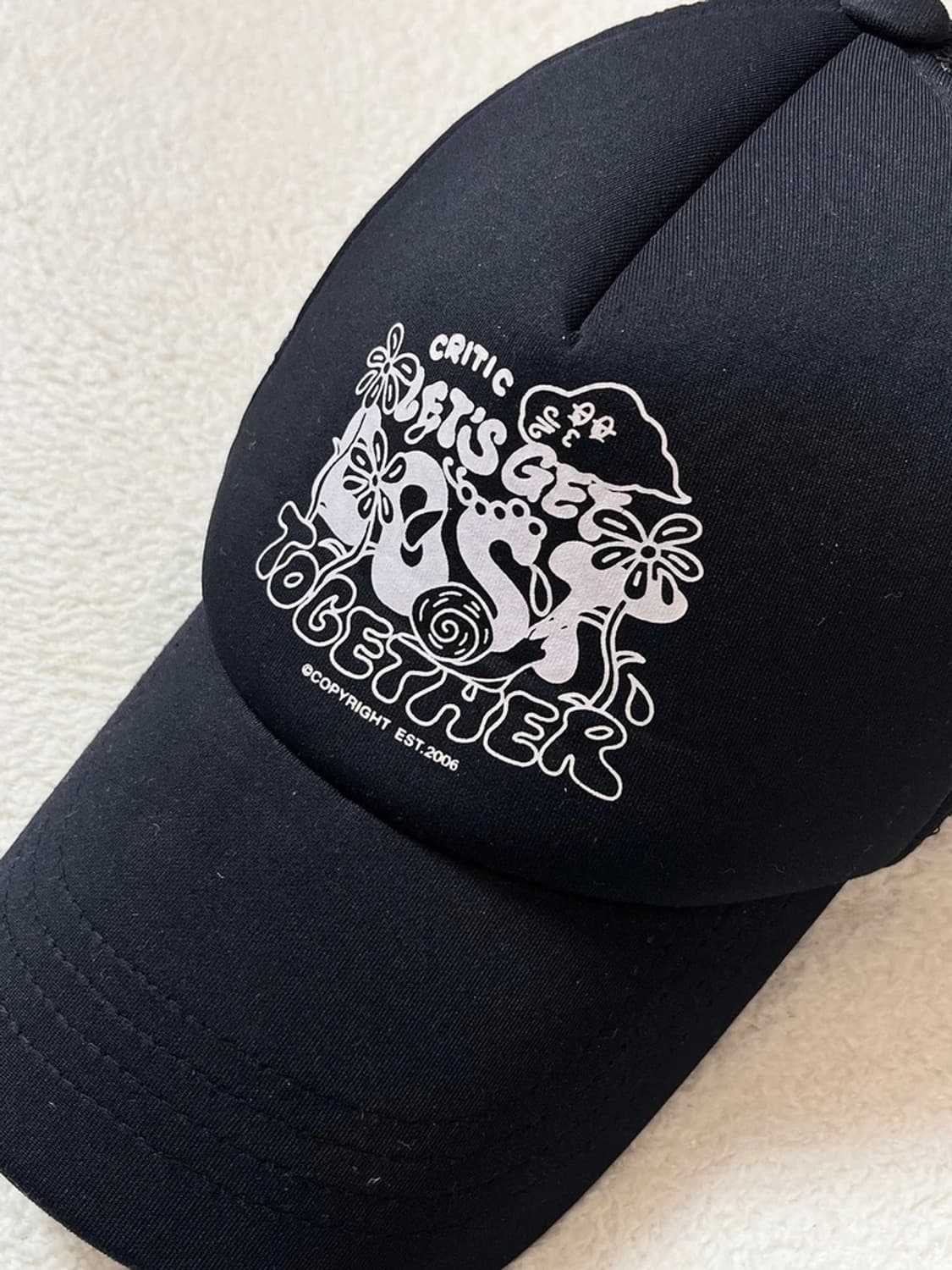 크리틱 22ss 로고 메쉬 볼캡 A1793 상품이미지3
