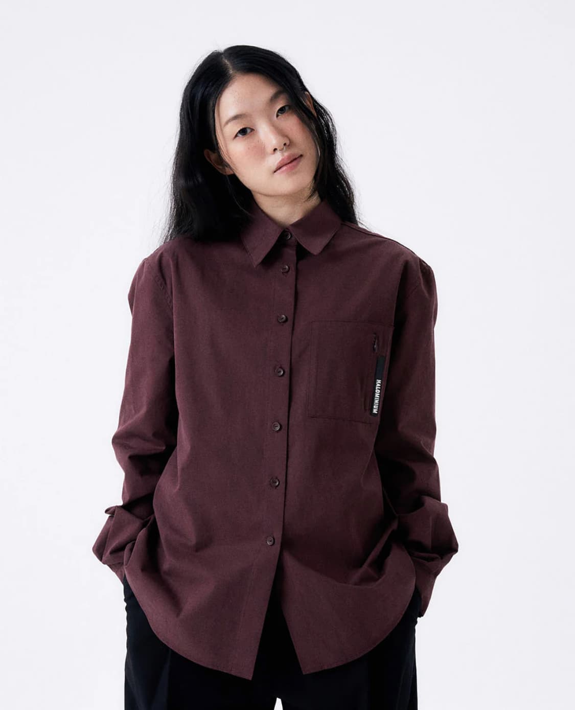할로미늄 셔츠 OVERSIZED POCKETS SHIRT 상품이미지1