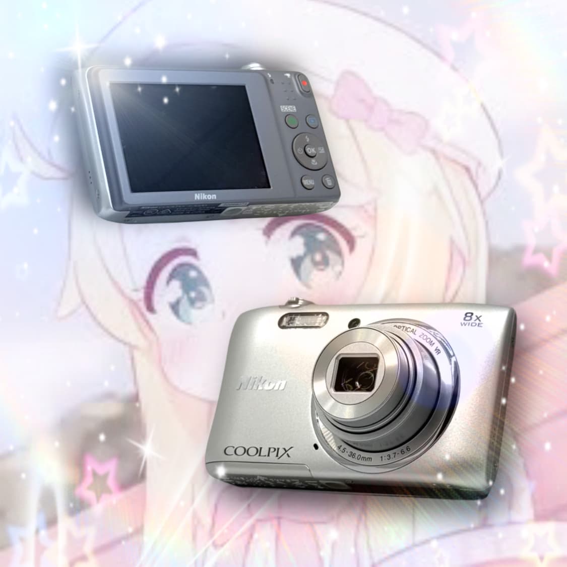 [연예인픽&뽀용!] 니콘 쿨픽스 S3600 실버 디지털카메라 상품이미지1