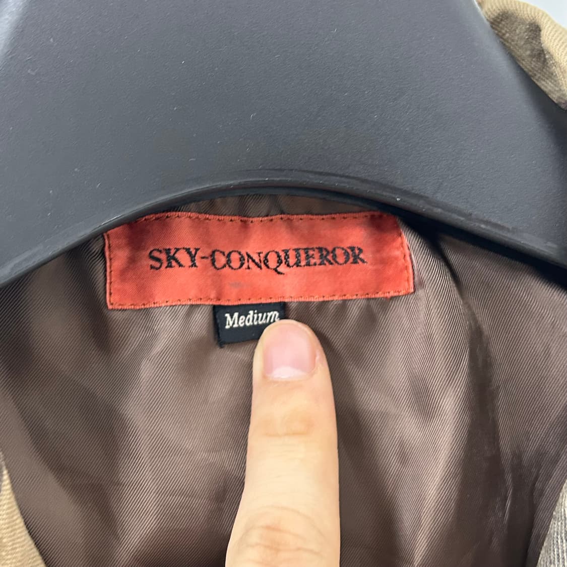 Sky Conqueror 패치워크 3B 블레이저 자켓 상품이미지7
