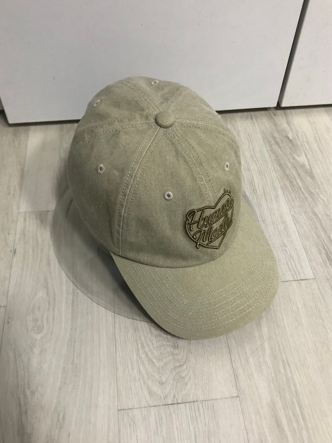 [새상품] 휴먼 메이드 볼캡 모자  6 패널 트윌 캡(베이지) 상품이미지4