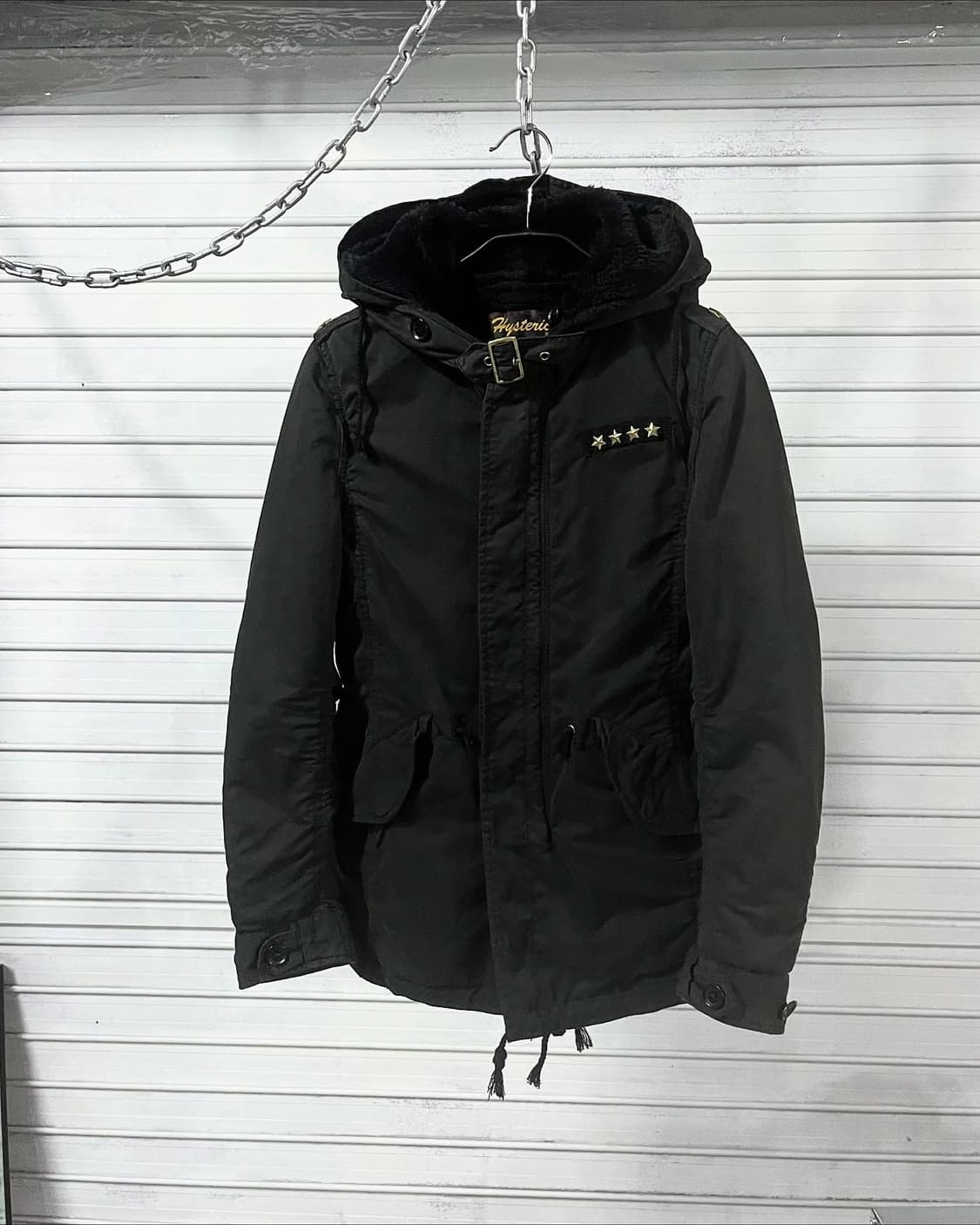 90s Hysteric Glamour military moz coat 상품이미지2