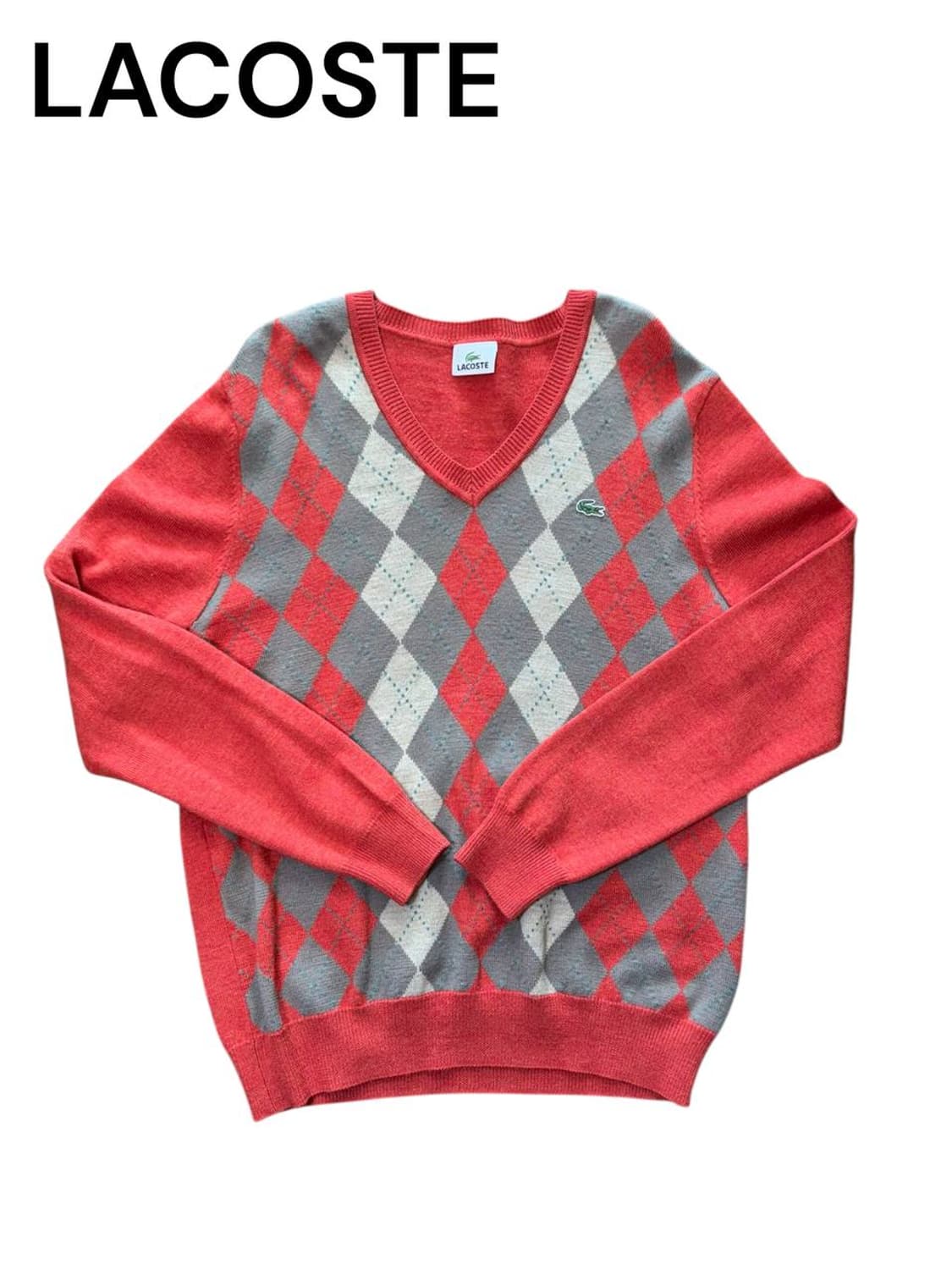 라코스테 아가일 니트 상품이미지1