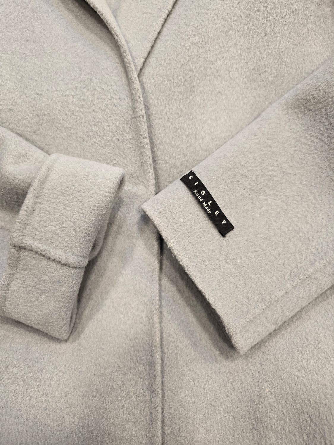 시슬리 핸드메이드 모직 롱코트 95 (66) 상품이미지5