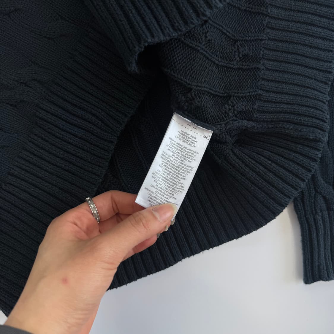 Polo 폴로 레드 포니 네이비 케이블 니트  상품이미지6