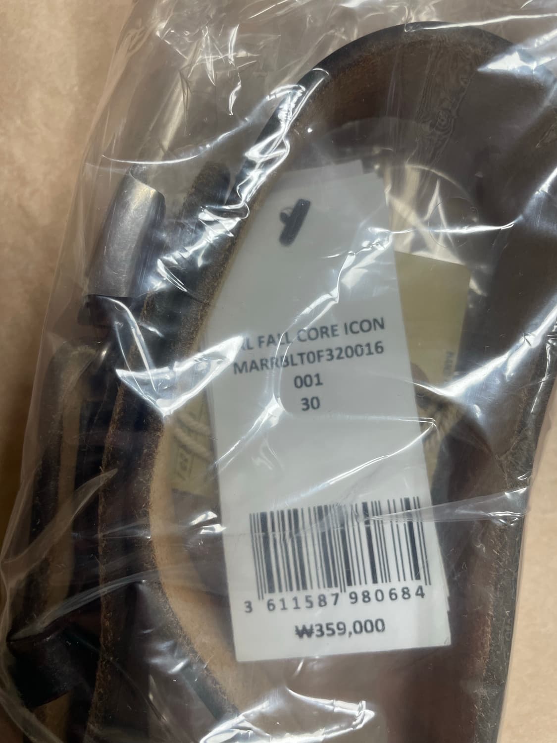 Rrl 빈센스 벨트 블랙 새상품 상품이미지2