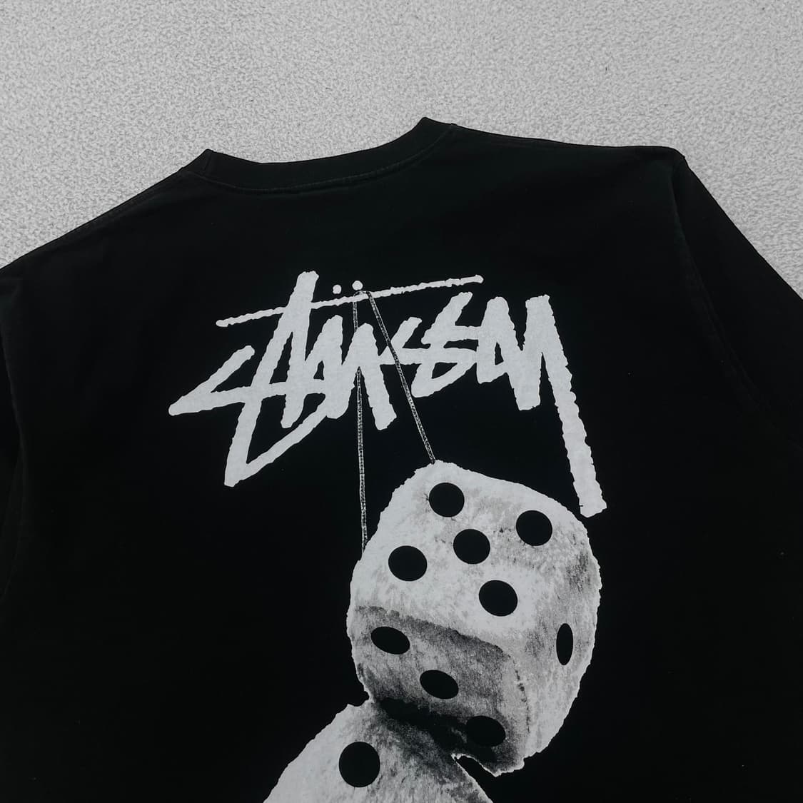 스투시 Stussy 퍼지 다이스 반팔티 블랙 상품이미지3