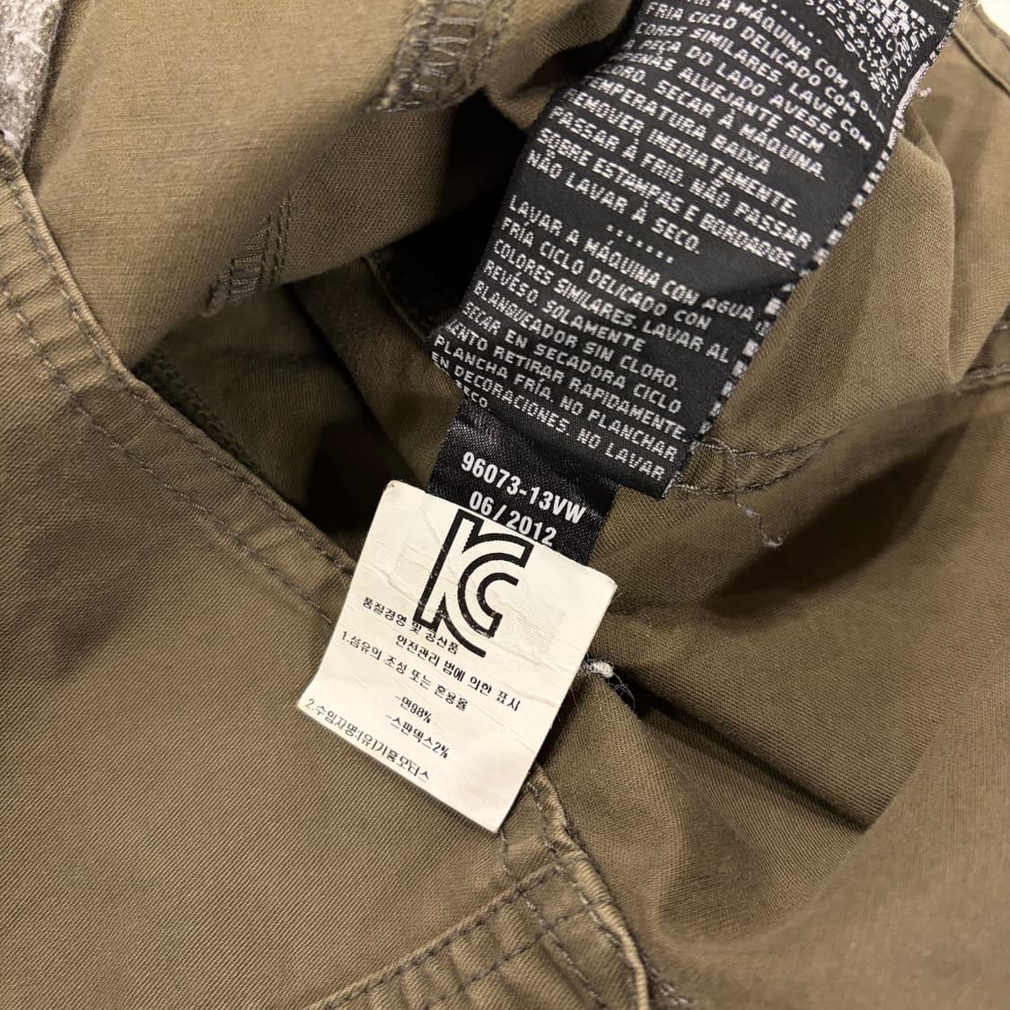 [XS] 할리데이비슨 우먼 카키색 숏 야상 점퍼 B730 상품이미지6