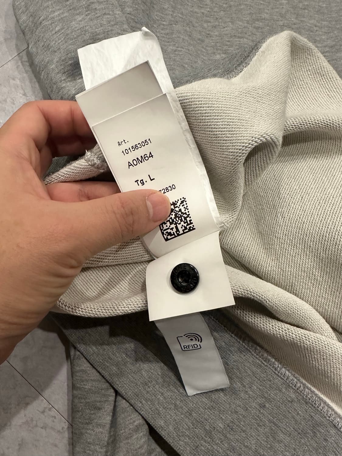 스톤아일랜드 / 22FW 그레이 맨투맨 / L 상품이미지6