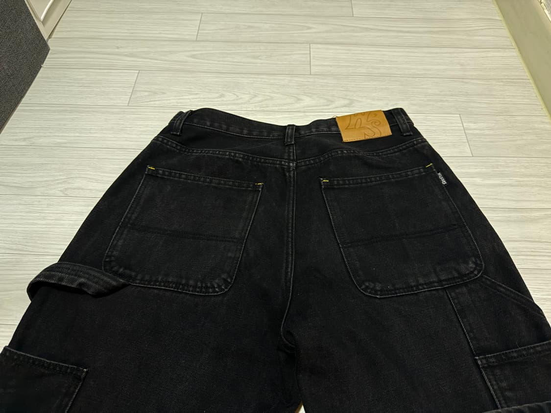 위캔더스 W DENIM WORK PANTS (BLACK) M 상품이미지5