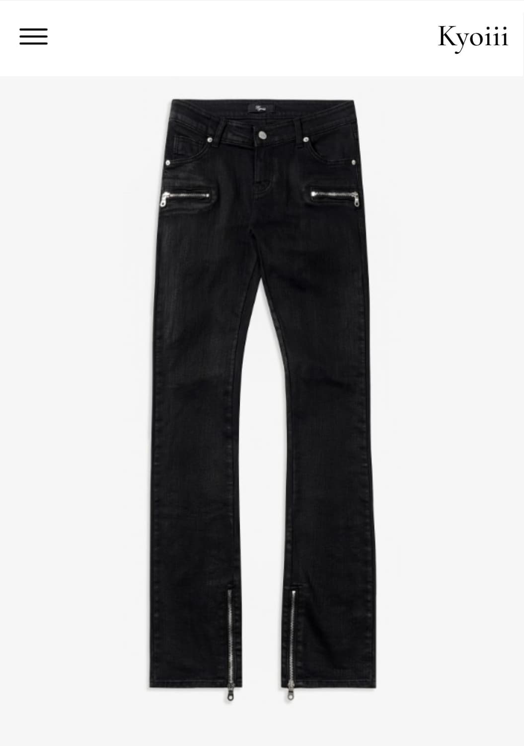 (구해요)KY01-ZIP SKINNY L 상품이미지1