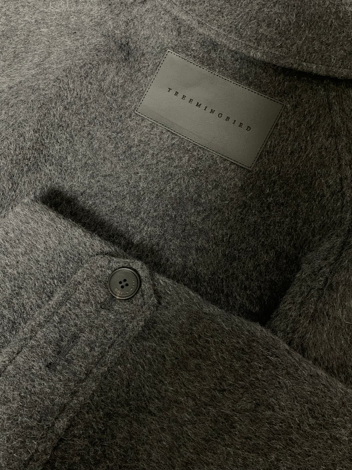 트리밍버드 traum long coat gray 상품이미지2