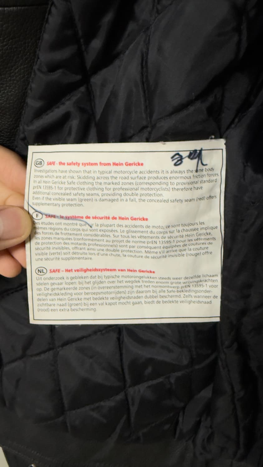 하인 게리케 Hein gericke 라이더 가죽자켓 블랙 L 상품이미지7