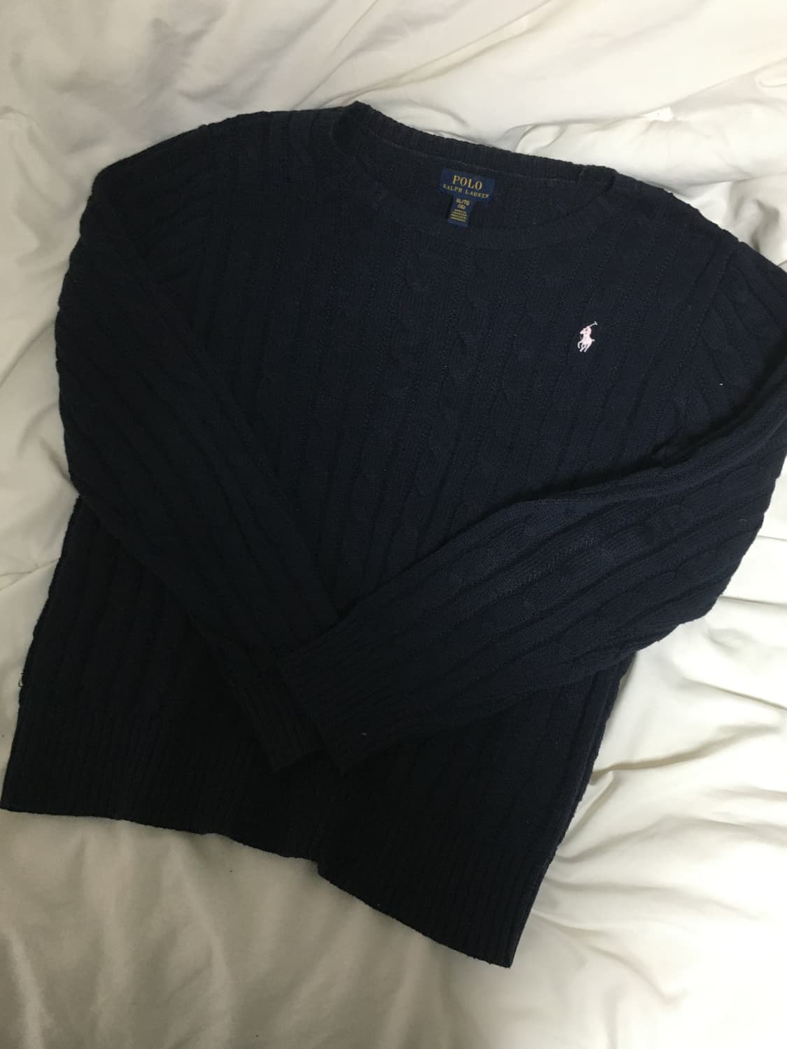 폴로 랄프로렌 걸즈 꽈배기 니트 상품이미지1