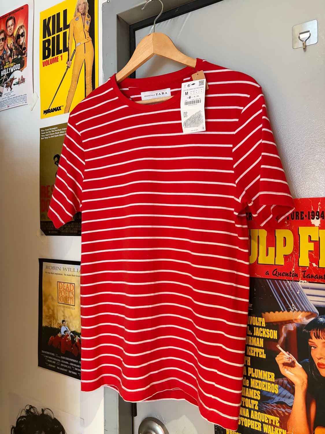 자라 스트라이프 반팔티셔츠 상품이미지1