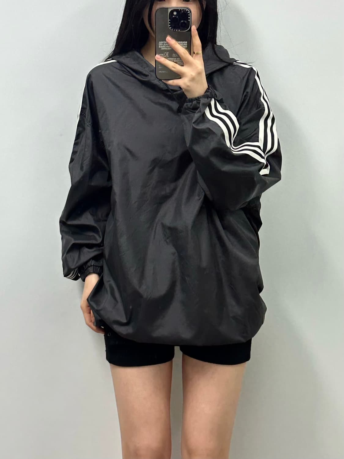 아디다스 일판 빅 트레포일 웜업 후드티 상품이미지1