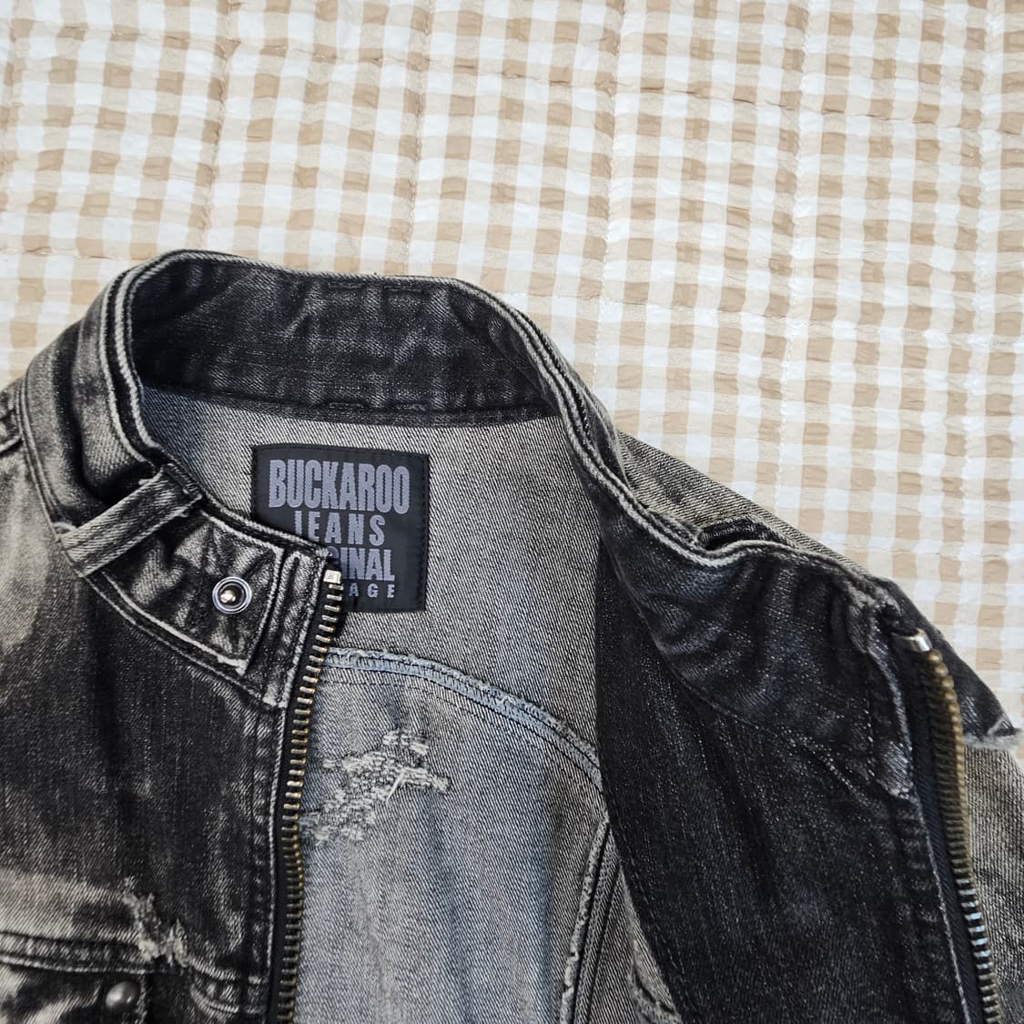 버커루 오리지널 원스턴 데님 청자켓 남자100 상품이미지8
