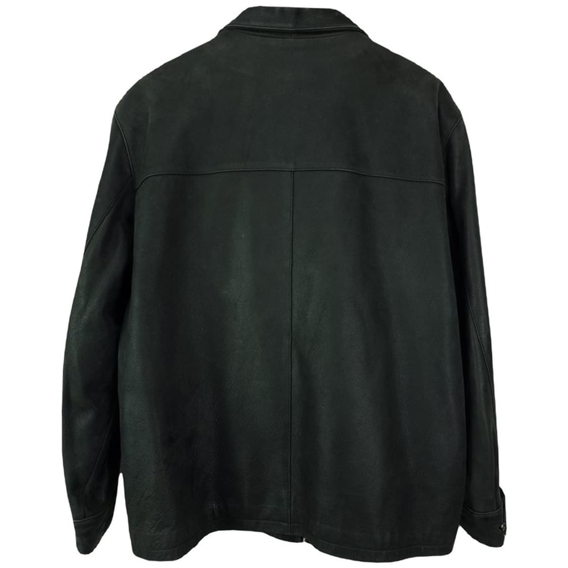 [빈티지] 리얼 쉽스킨 레더 양가죽 싱글 레더 자켓 M19731 상품이미지3