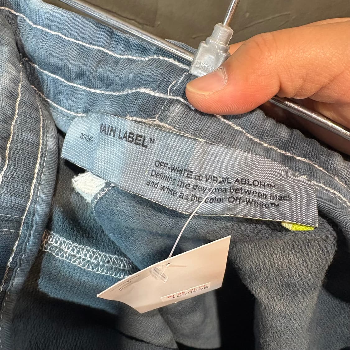 [XL] OFF-WHITE 오프화이트 타이다이 염색 스웻 팬츠 상품이미지4