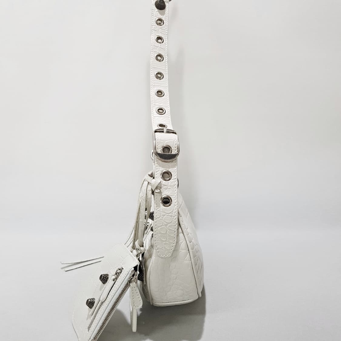 발렌시아가 크로커 패턴 르카골 숄더백 XS 상품이미지5