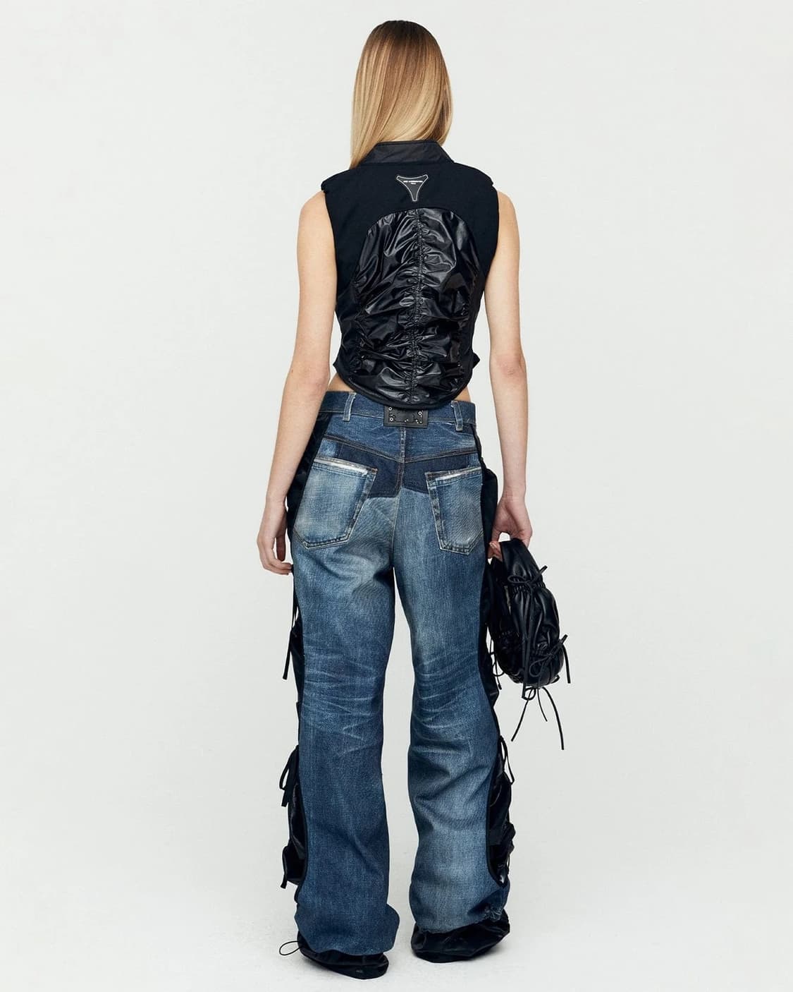 ADSB Denim Trompe L'oeil Layered pants 상품이미지2