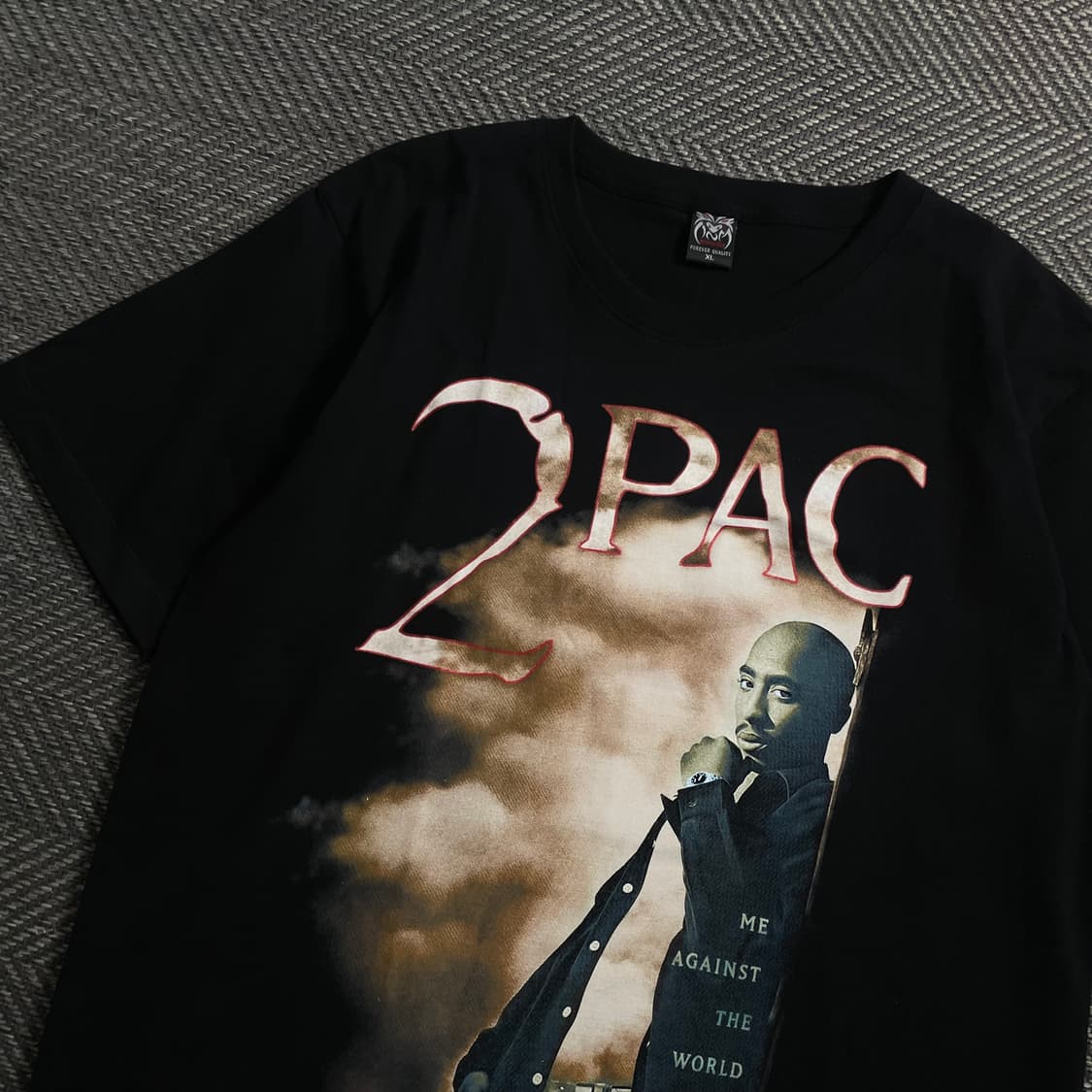 빈티지 투팍 힙합 프린팅 티셔츠o 4167 상품이미지3