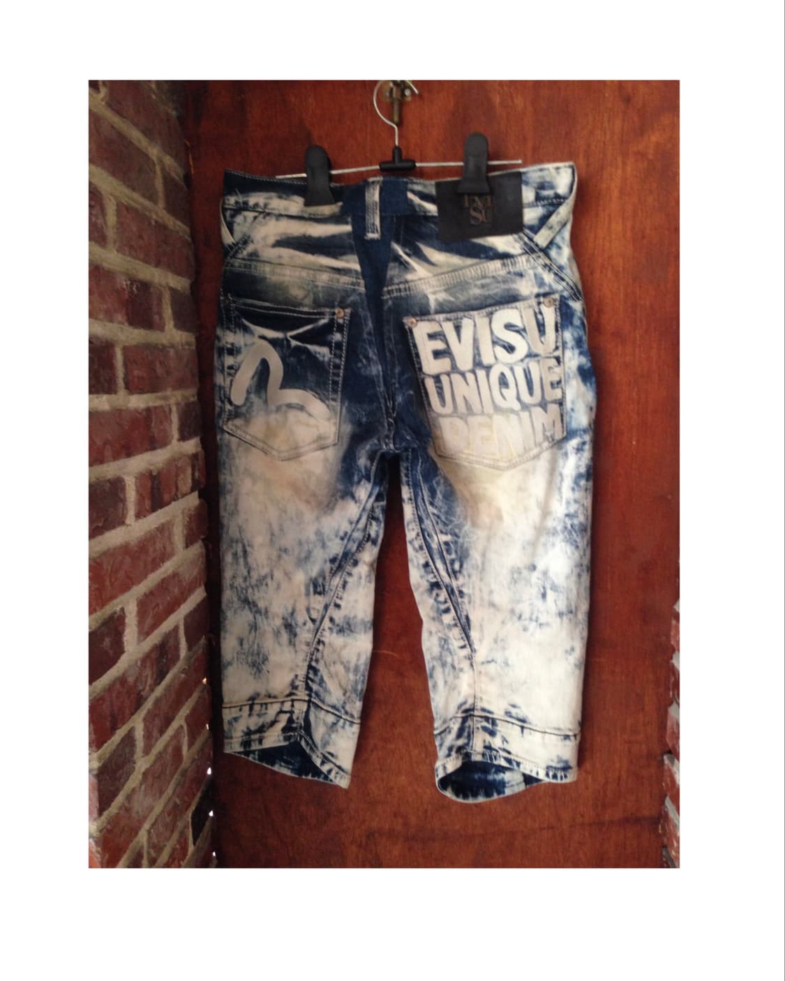 EVISU 7부 데님팬츠 상품이미지2