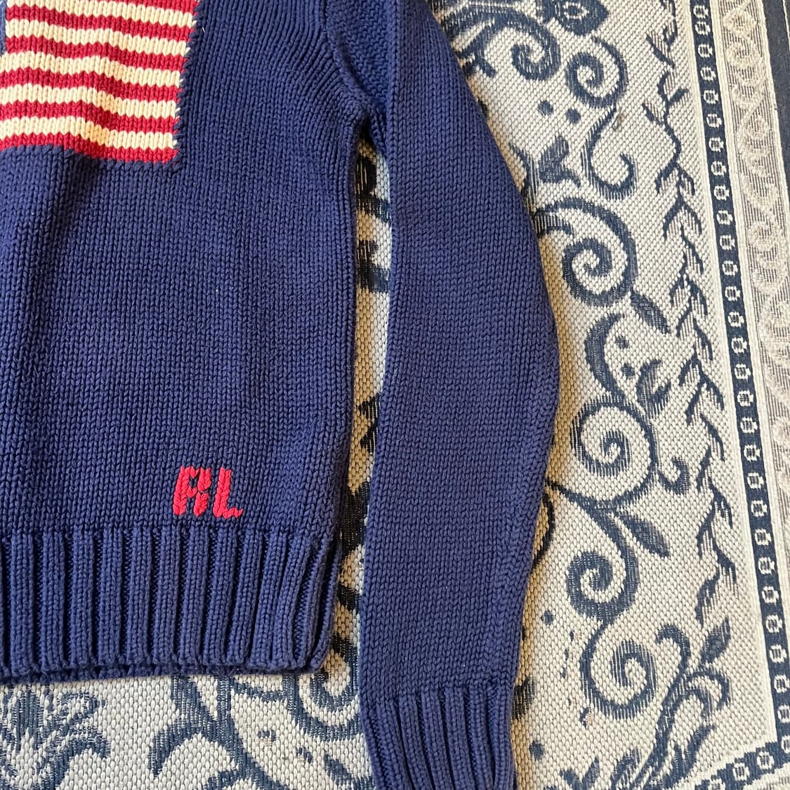 M 폴로 성조기 니트/W2307 상품이미지2