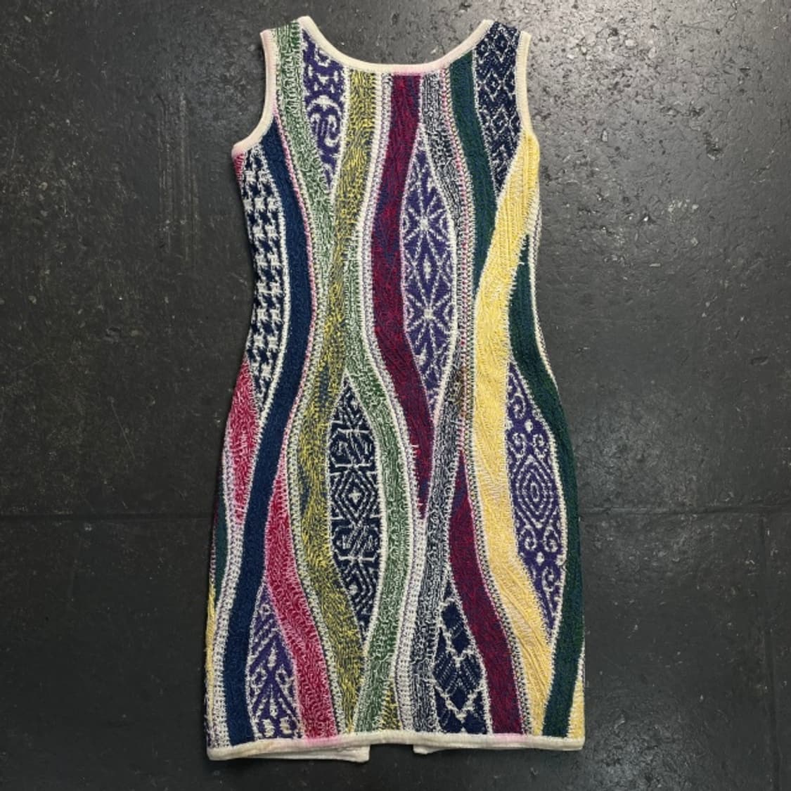 90 쿠지 케이블 니트 원피스 상품이미지1