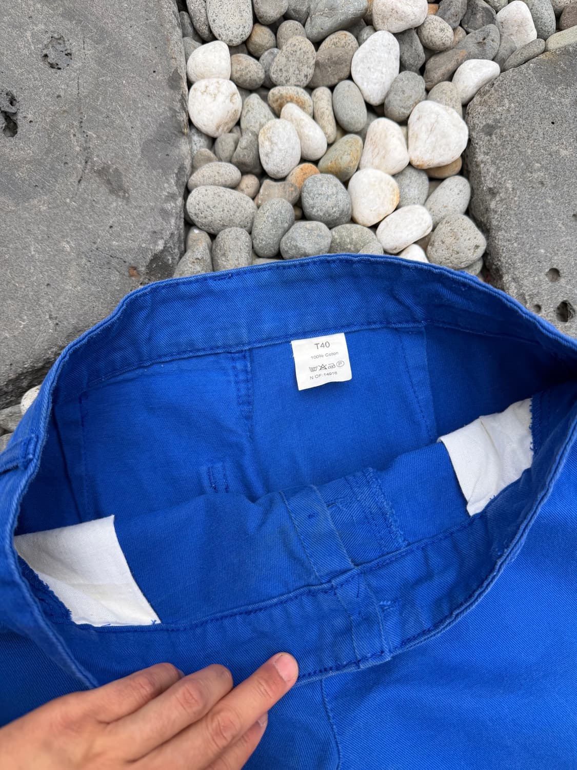 1980s DISTRESSED WASHED BLUE 빈티지 프렌치워크팬츠 상품이미지7