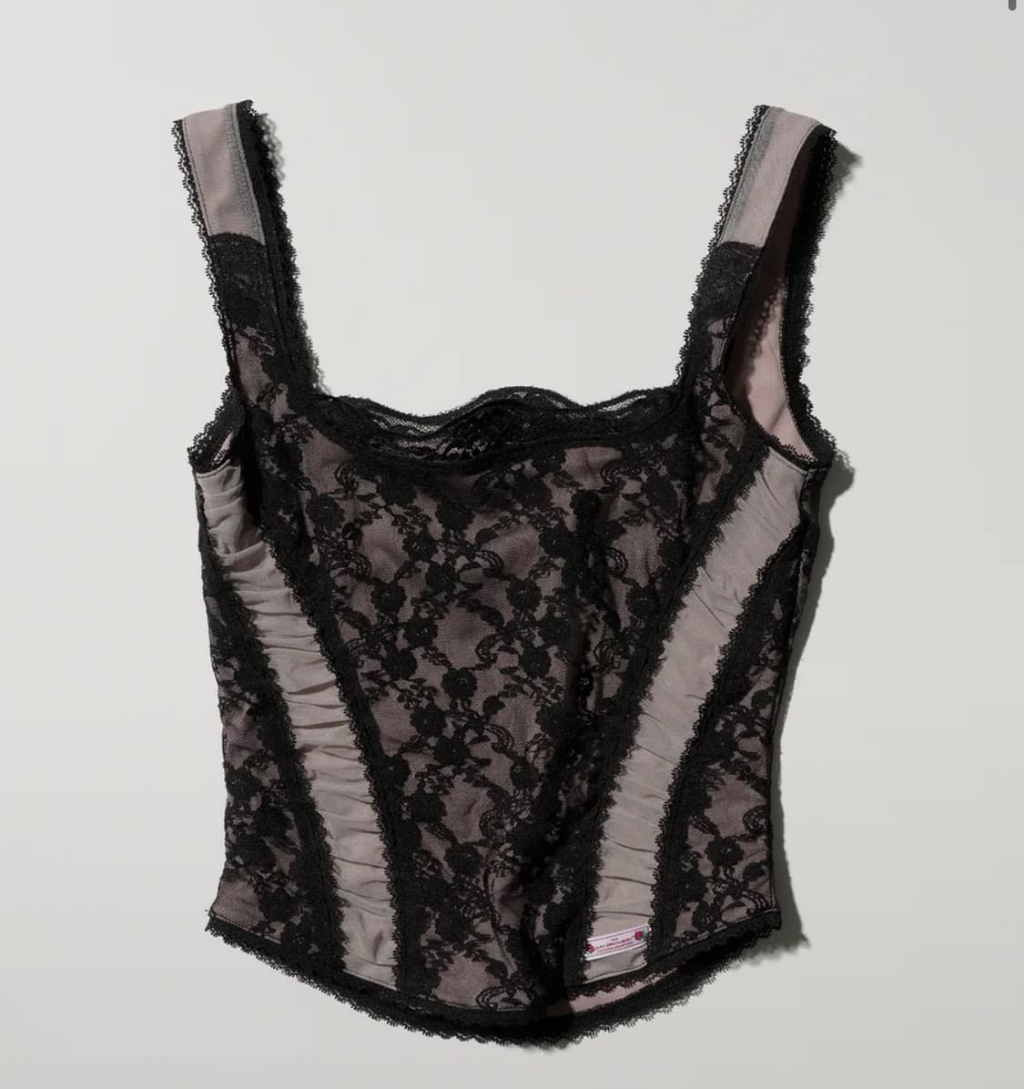 스컬프터 Team Mary Corset Top Black/Blush 상품이미지1