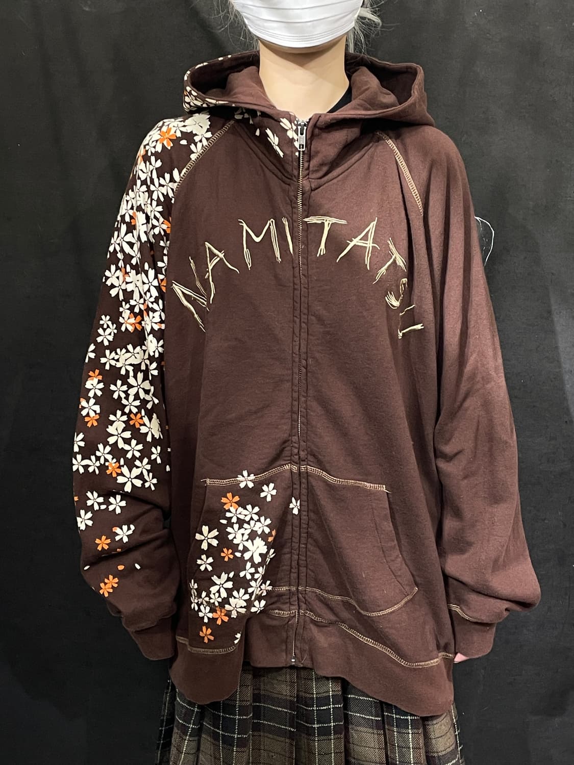 대대장 일본빈티지 오리엔탈 프린팅 스카잔 후드집업 L 상품이미지5