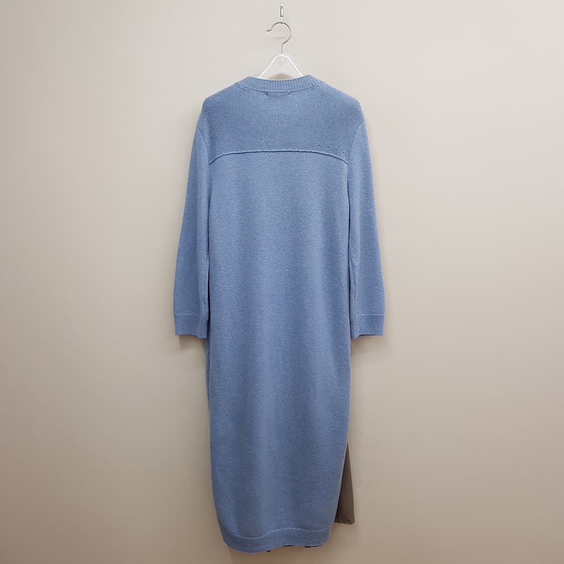 한섬 타임 캐시미어 블렌드 플리츠 레이어드 원피스 F사이즈 상품이미지5