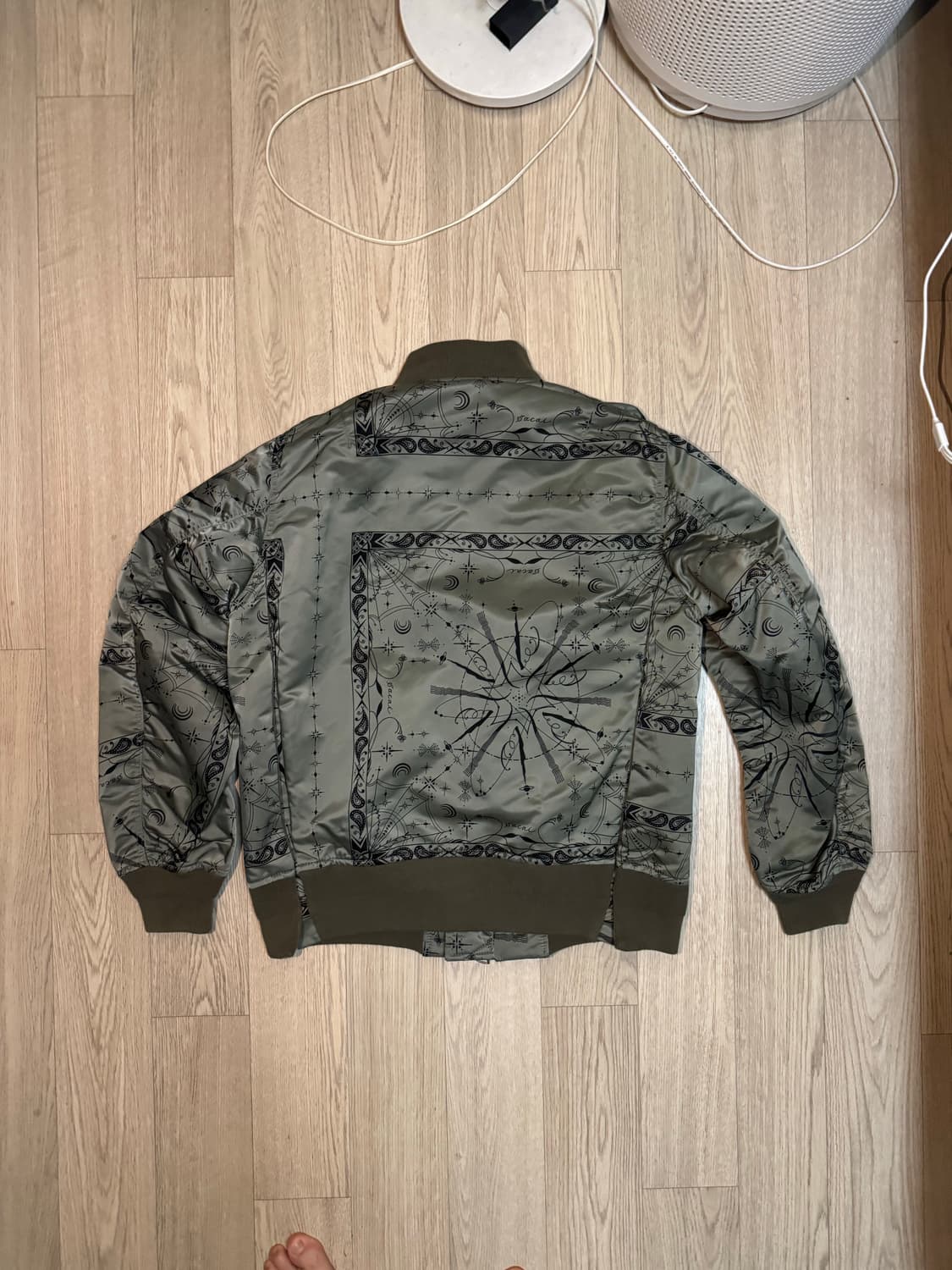 Sacai 사카이 20AW Dr. Woo 우주 MA-1 마원 봄버 자켓 상품이미지6