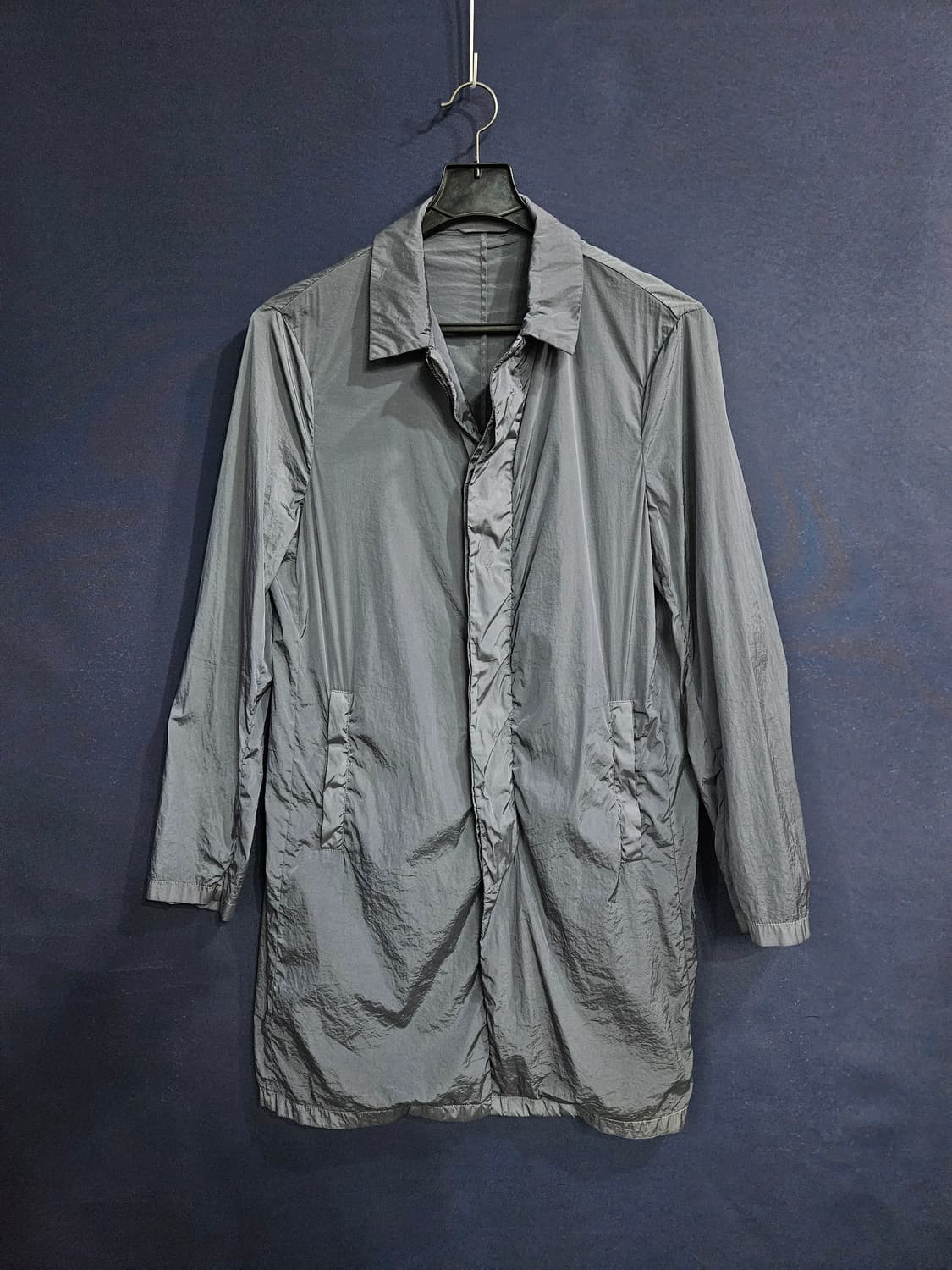 프라다 다크그레이톤 남성 50 하프 홑겹 바람막이 자켓 상품이미지1