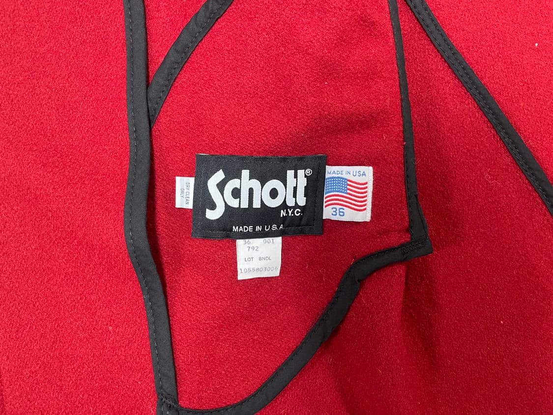 95~100) 쇼트 레더 벨티드 울 피코트(미국제)RRL&LVC&폴로 상품이미지4