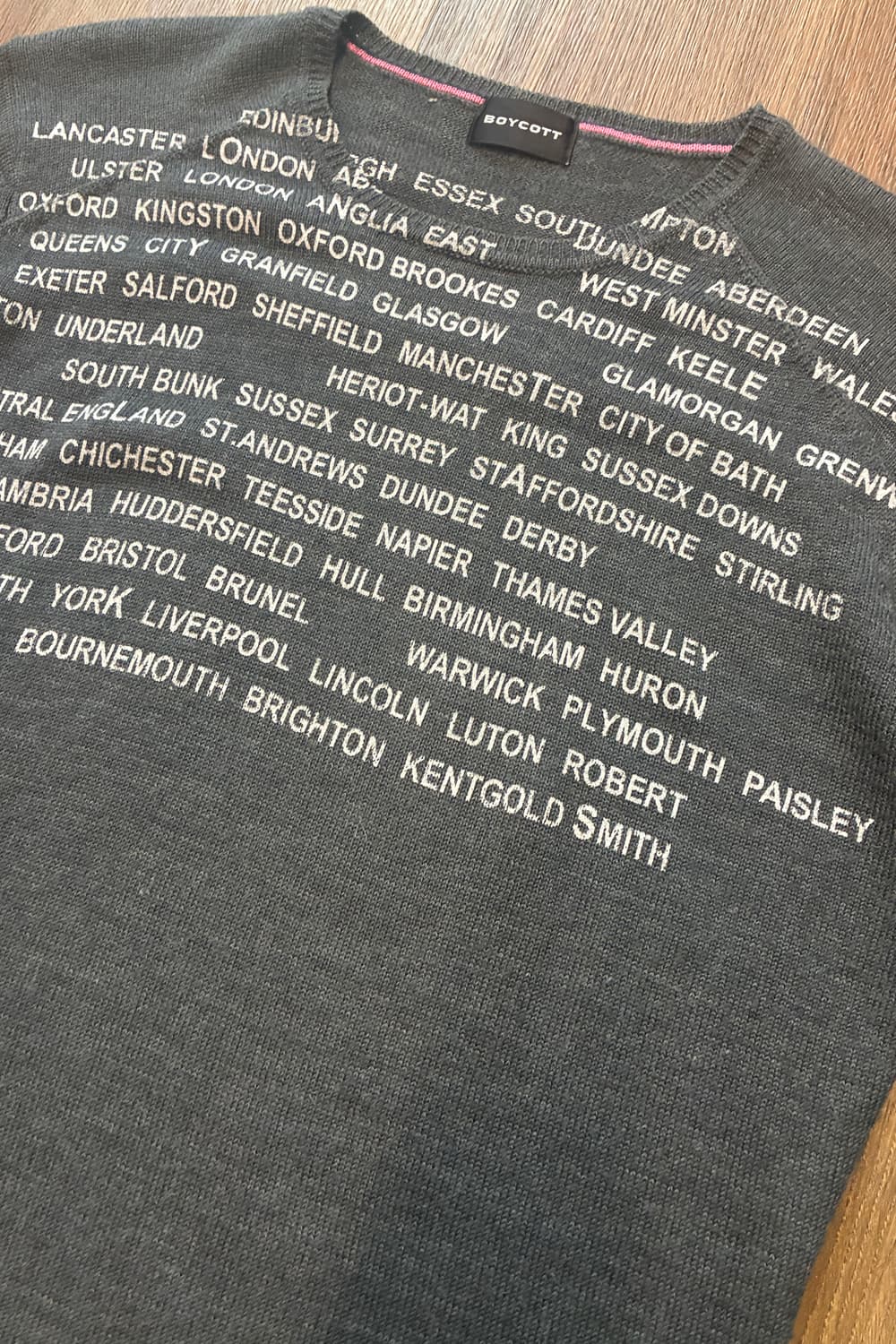 Typography Lettering Crewneck Knit 상품이미지8