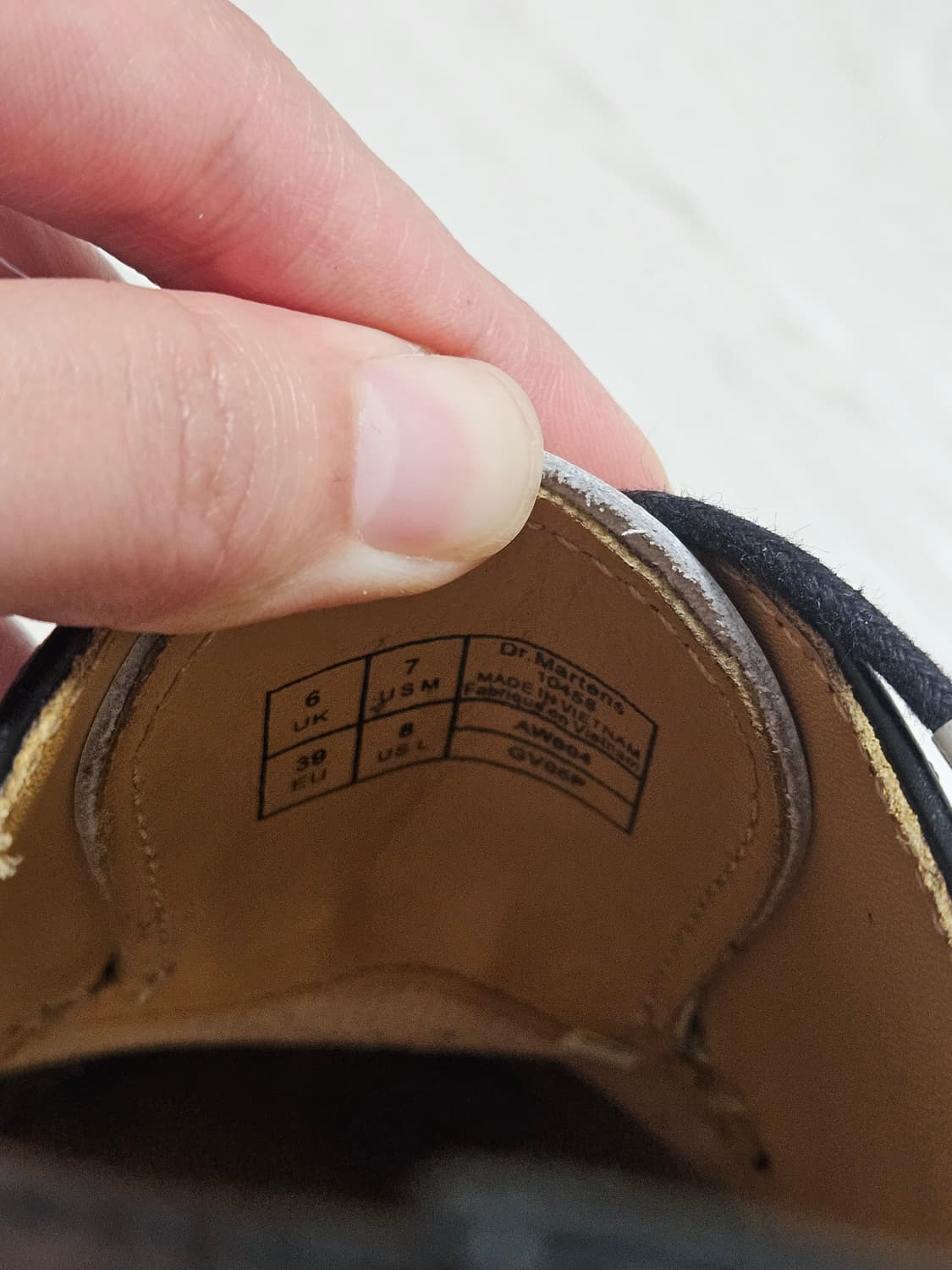 닥터마틴 브로드 윙팁 250mm uk6 wu39 상품이미지5
