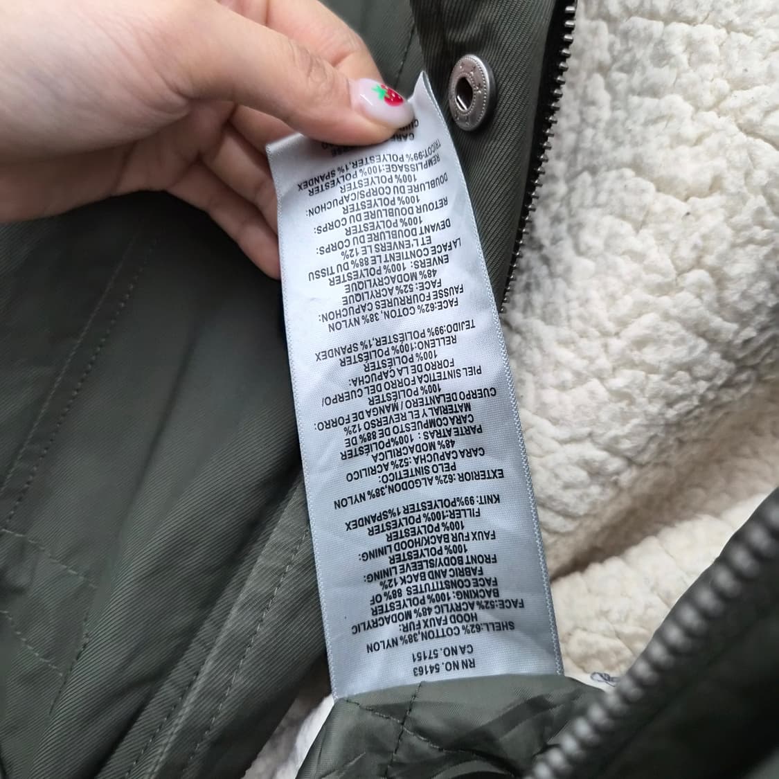 리바이스 카키 야상 후드 점퍼 남성 XL 상품이미지7