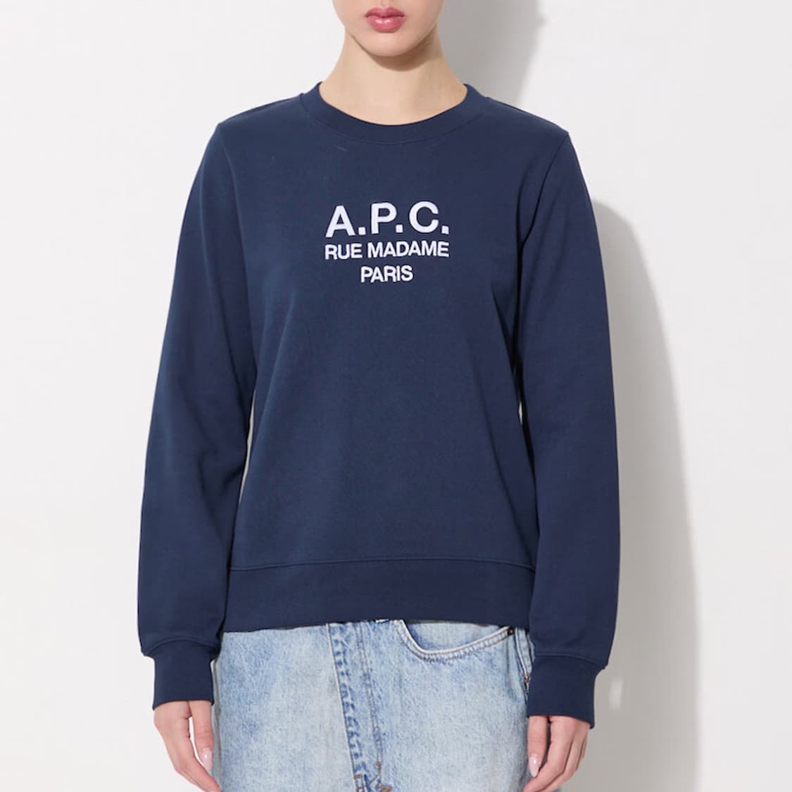 A.P.C. 아페쎄 티나 맨투맨 네이비 S 상품이미지9