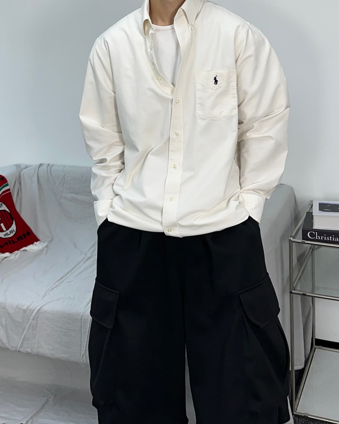 폴로 랄프로렌 빅포켓 90s 올드스쿨 셔츠 상품이미지2