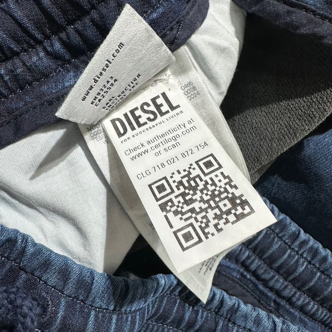 24ss 디젤 D크룰리 카고 데님 밴딩 팬츠 상품이미지7